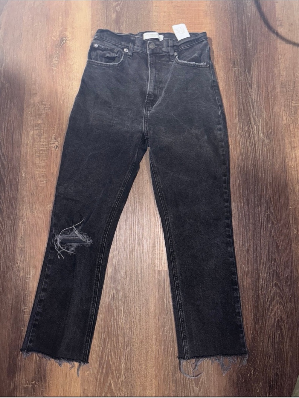 Abercrombie & Fitch The Ankle Straight Ultra High Rise 26/2R